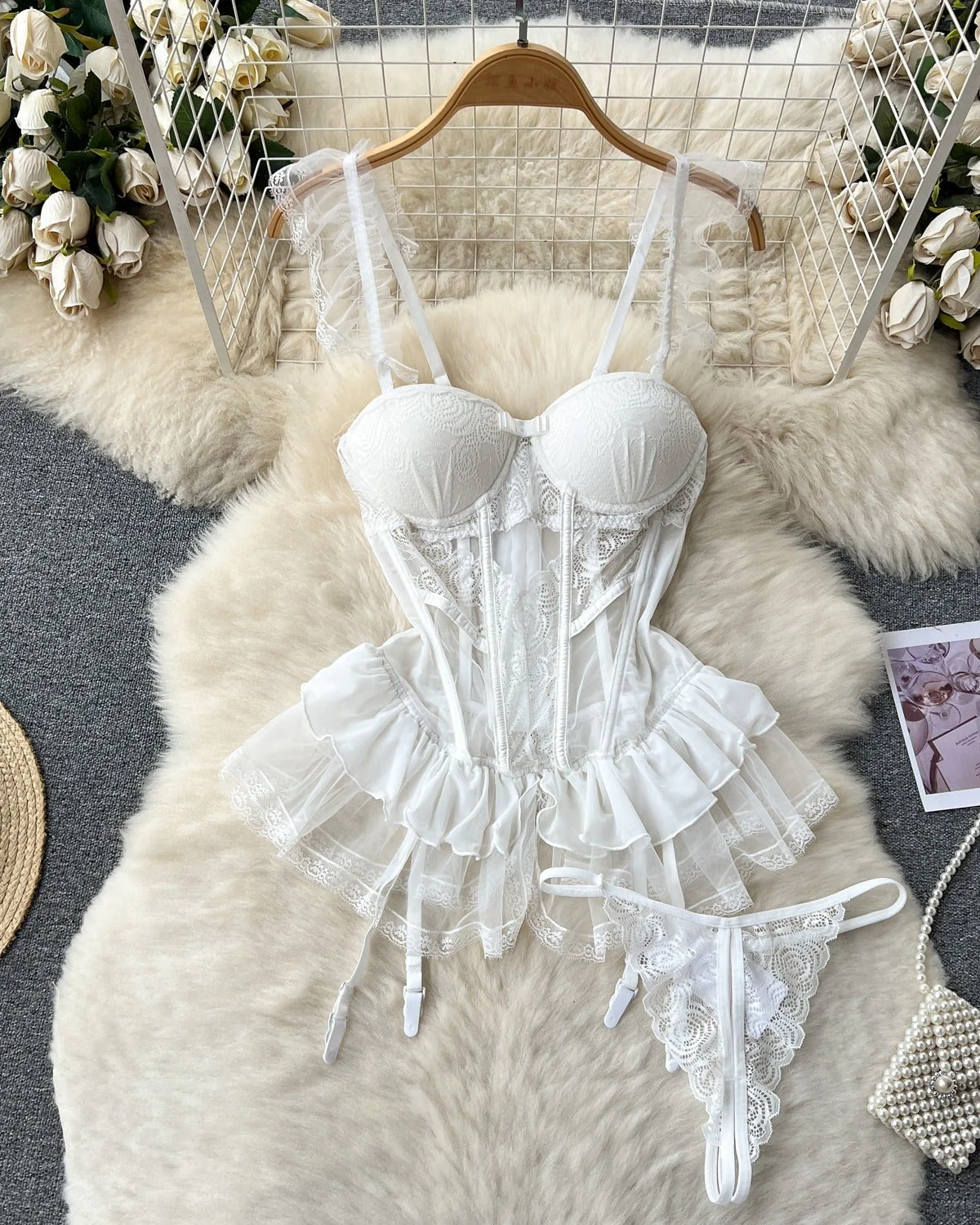 Slay the Scene Bustier Lingerie Set - Image 8