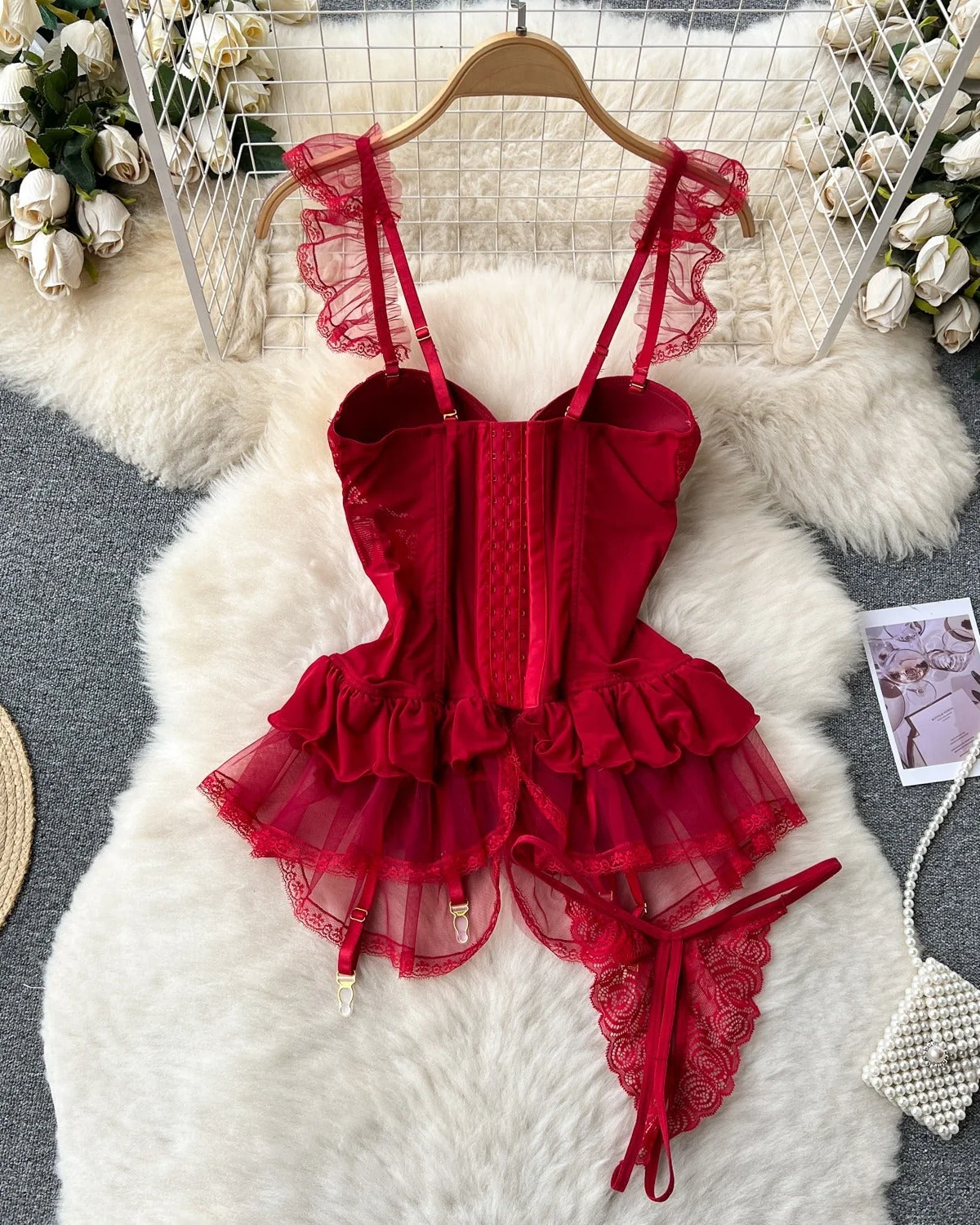 Slay the Scene Bustier Lingerie Set - Image 9