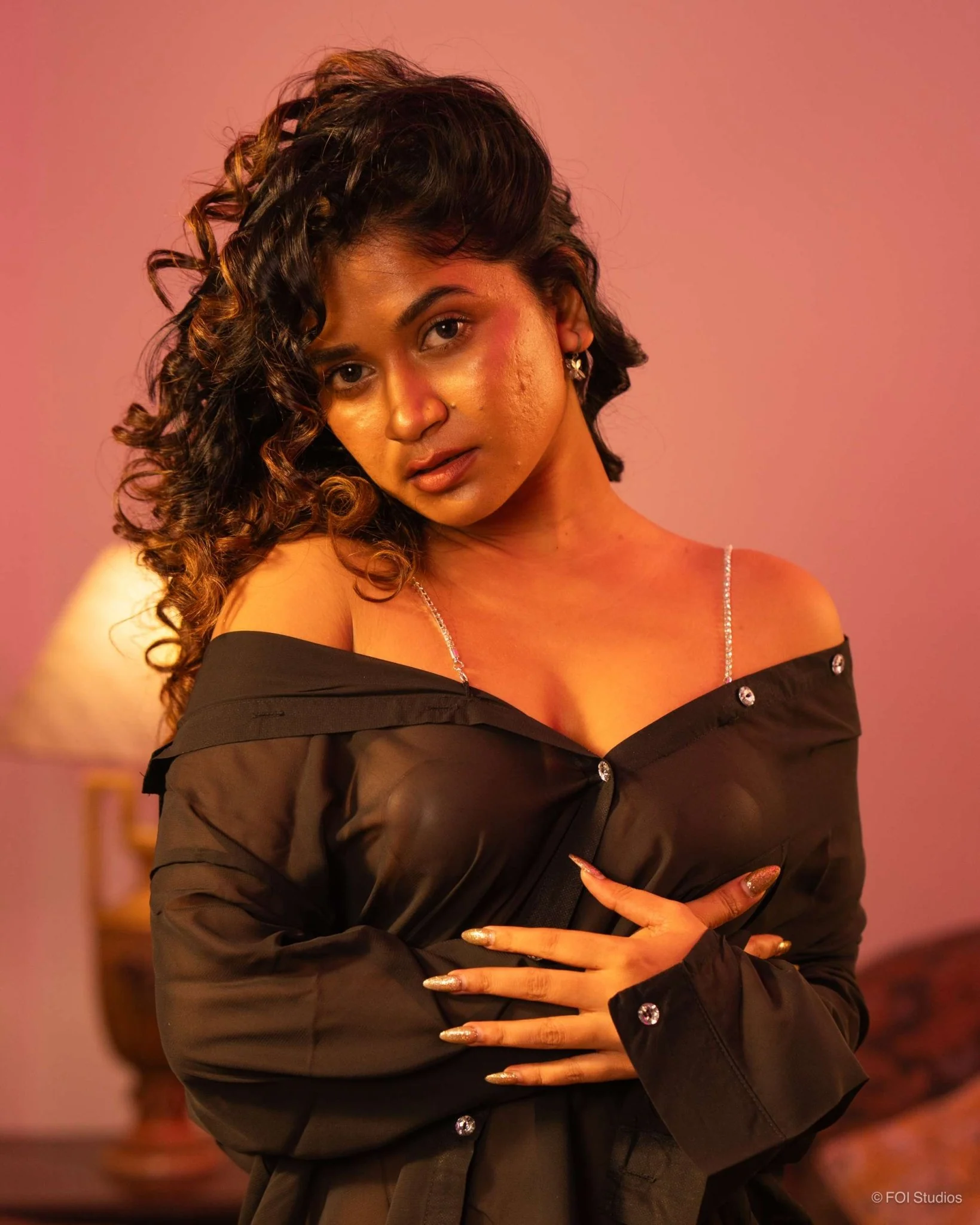 Cloud Nine Boyfriend Shirt Style Off-Shoulder Lingerie - Image 15