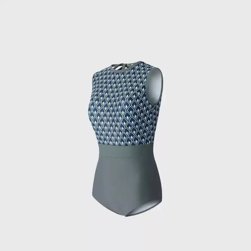 Grey Backless Monokini By Sinderella - Image 3