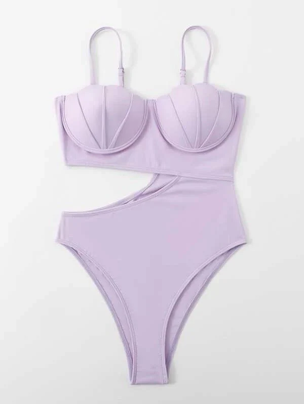 Mylah One Piece Monokini Swimsuit - Image 5