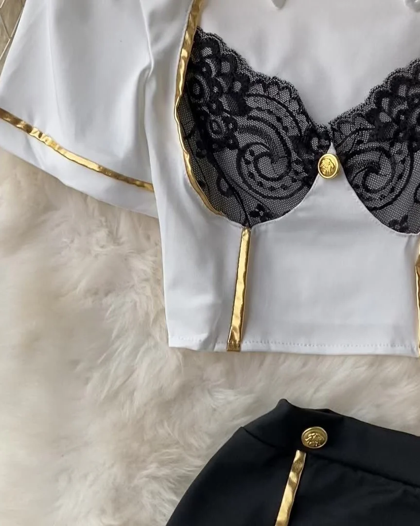 Captain's Charm Aviation-Themed Lingerie Set - Image 6
