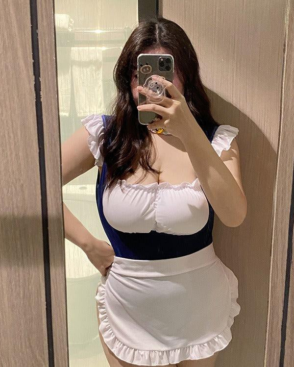 Curvy Charm Maid Plus Size Roleplay Lingerie - Image 3
