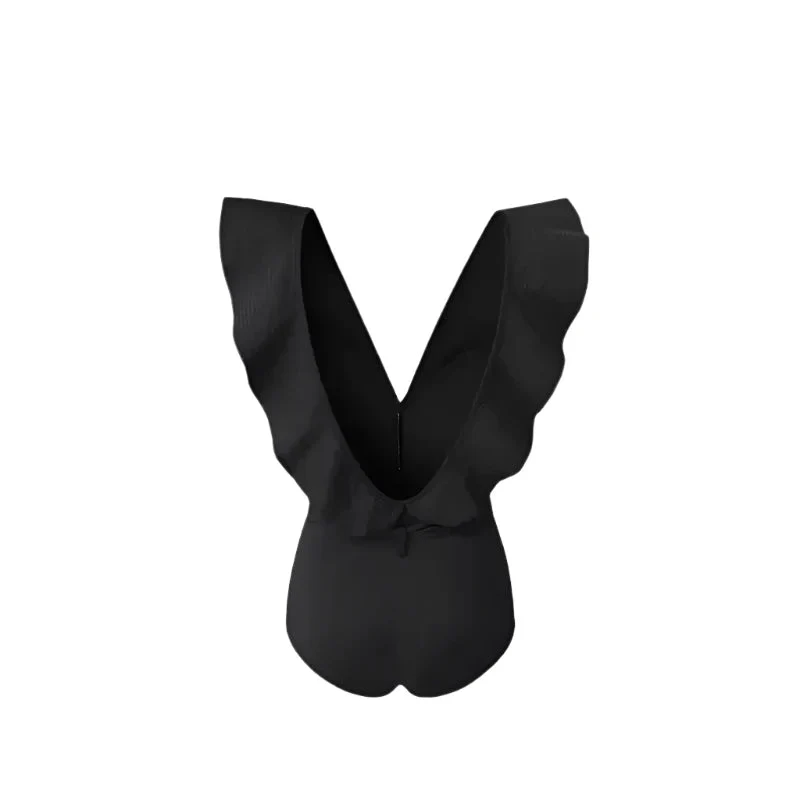 Ruffled Deep Back Flattering Monokini By Sinderella - Image 4