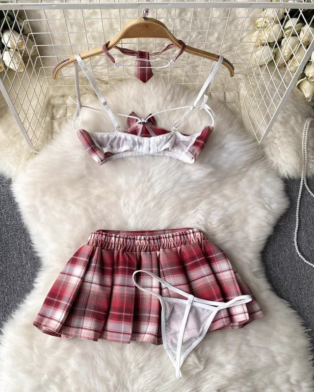 Extra Credit Cutie Four Piece Lingerie Set - Image 6