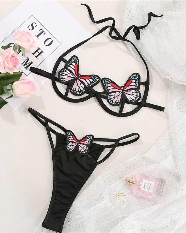 Butterfly Kisses Two Piece Lingerie - Image 3